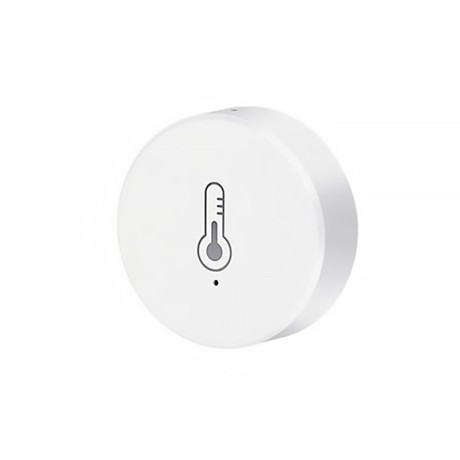 Датчик температуры и влажности круглый с Алисой ZBTH3 Zigbee Tuya / Smartlife
