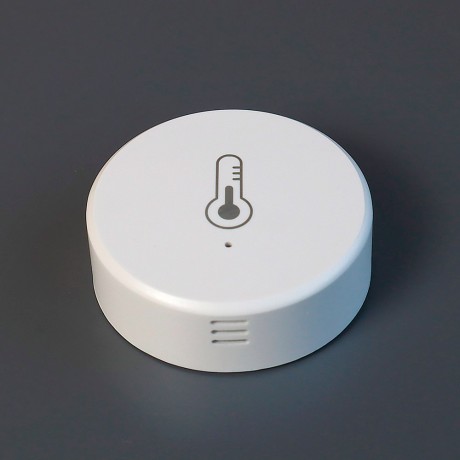 Датчик температуры и влажности круглый с Алисой ZBTH3 Zigbee Tuya / Smartlife