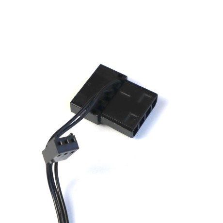 Вентилятор 140 мм тихий 1000 об/мин, 0.14А, 3 пин + Молекс 4 пин