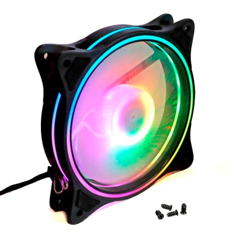 Вентиляторы ARGB 120 мм управляемые c подсветкой черные