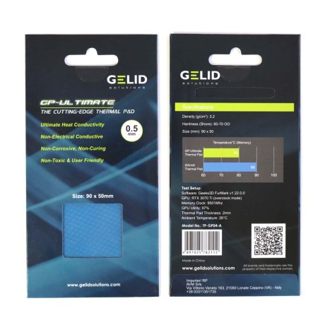 Термопрокладки GP-Ultimate 15 Вт/м*К 90х50 мм