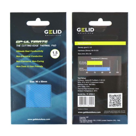 Термопрокладки GP-Ultimate 15 Вт/м*К 90х50 мм