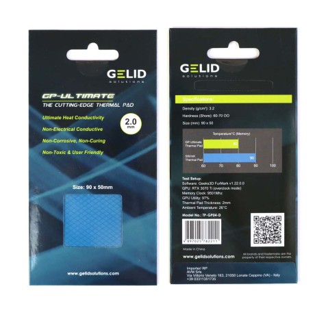 Термопрокладки GP-Ultimate 15 Вт/м*К 90х50 мм