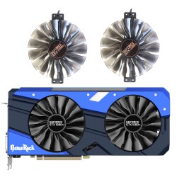 Вентилятор сдвоенный Palit 1080Ti GameRock Premium 95 мм FD10010H12S