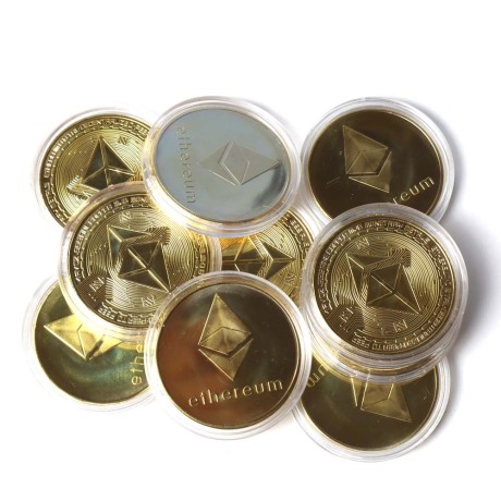 Монета Etherium Gold сувенирная