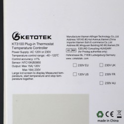 Терморегулятор термостат с датчиком температуры Bitok T01