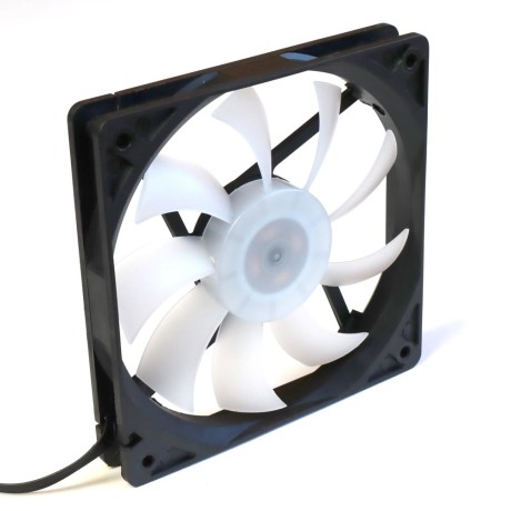 Вентиляторы ARGB низкопрофильные 12020 управляемые 120 мм c подсветкой черные