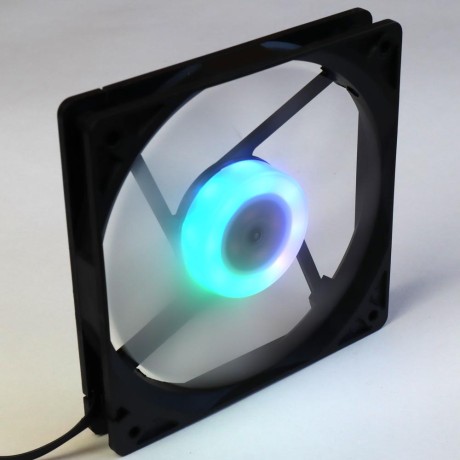 Вентиляторы ARGB низкопрофильные 12020 управляемые 120 мм c подсветкой черные