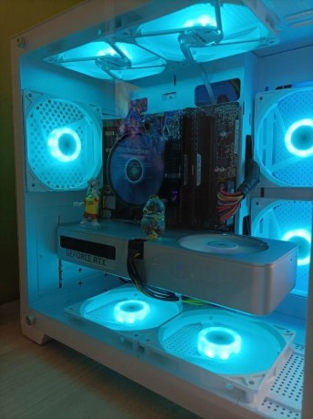 Вентиляторы ARGB низкопрофильные 12020 управляемые 120 мм c подсветкой белые