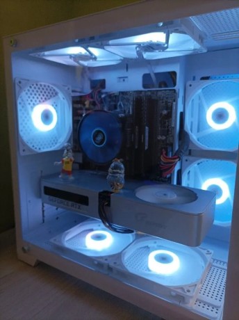 Вентиляторы ARGB низкопрофильные 12020 управляемые 120 мм c подсветкой белые