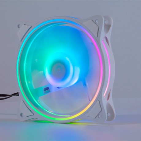 Вентиляторы ARGB 120 мм управляемые c подсветкой белые