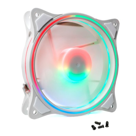 Вентиляторы ARGB 120 мм управляемые c подсветкой белые