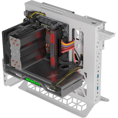 Открытый корпус для ПК Cryptone Y v2 mATX с USB купить в Москве
