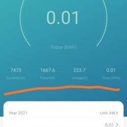 WIFI розетка с ваттметром Smart life Tuya 20А