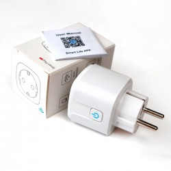 WIFI розетка с ваттметром Smart life Tuya 20А