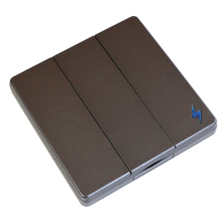 Беспроводной выключатель света RF 433 МГц 220В  Smart life с молнией