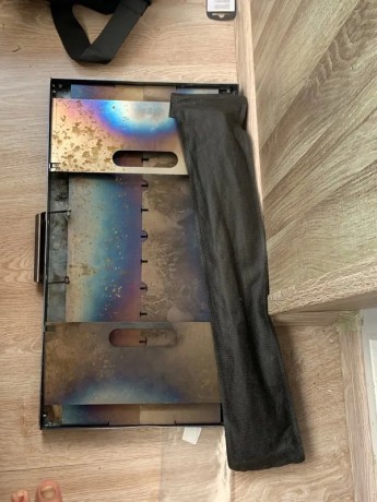 Мангал складной, сталь 1.5мм, с ручкой, большой многоразовый (на 3-5 человек)