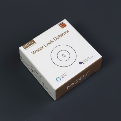 Датчик протечки воды MOES Zigbee ZB-ZFS для Tuya / Smart Life