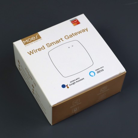 Шлюз MOES Tuya Zigbee 3.0 + Bluetooth + Mesh проводной хаб