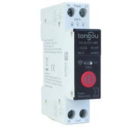 Wifi реле в Din-рейку для Ewelink SONOFF с измерением мощности с Алисой Tongou 