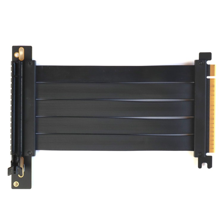 Райзер PCI-e 4.0 x16 x16 на шлейфе гибкий черный купить в Москве