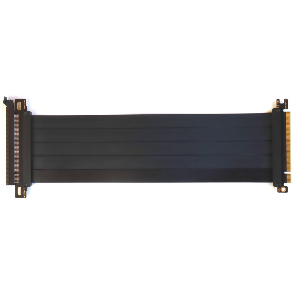 Райзер PCI-e 4.0 x16 x16 на шлейфе гибкий черный купить в Москве