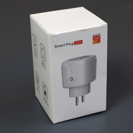 Розетка Zigbee с ваттметром 20А Ewelink Алиса