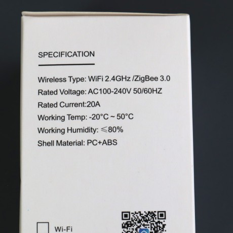 Розетка Zigbee с ваттметром 20А Ewelink Алиса