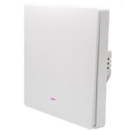 Умный выключатель света WIFI без нуля механический Tuya с Алисой