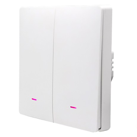 Умный выключатель света WIFI без нуля механический Tuya с Алисой