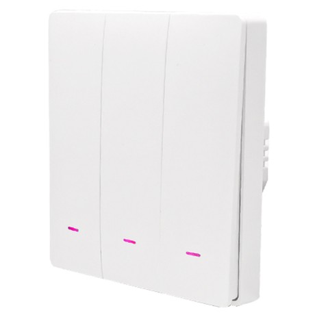 Умный выключатель света WIFI без нуля механический Tuya с Алисой