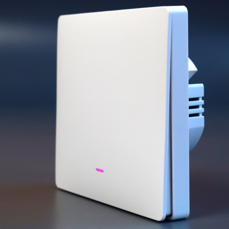 Умный выключатель света WIFI без нуля механический Tuya с Алисой