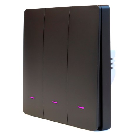 Умный выключатель света WIFI без нуля механический Tuya с Алисой