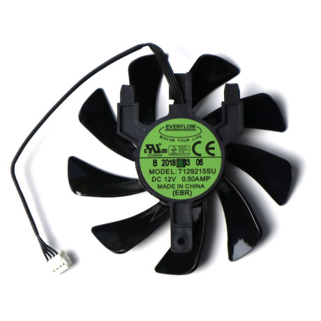 Вентилятор для Sapphire RX 570 PULSE ITX 85 мм T129215SU