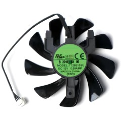 Вентилятор для Sapphire RX 570 PULSE ITX 85 мм T129215SU