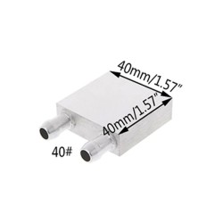 Радиатор для водяного охлаждения алюминиевый для ПК, процессора, чипа видеокарты, элементов Пельтье