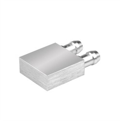 Радиатор для водяного охлаждения алюминиевый для ПК, процессора, чипа видеокарты, элементов Пельтье