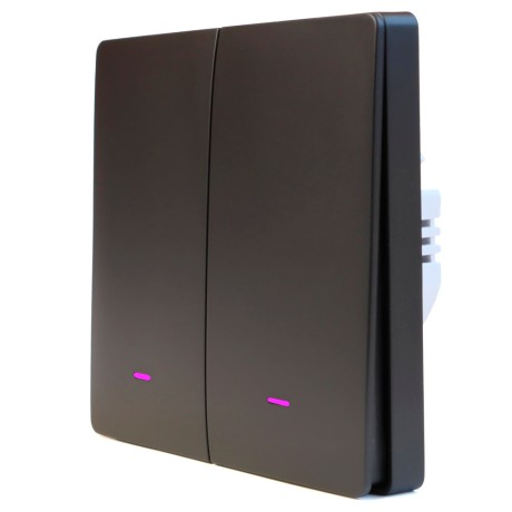 Умный выключатель света WIFI с нулем механический Tuya с Алисой